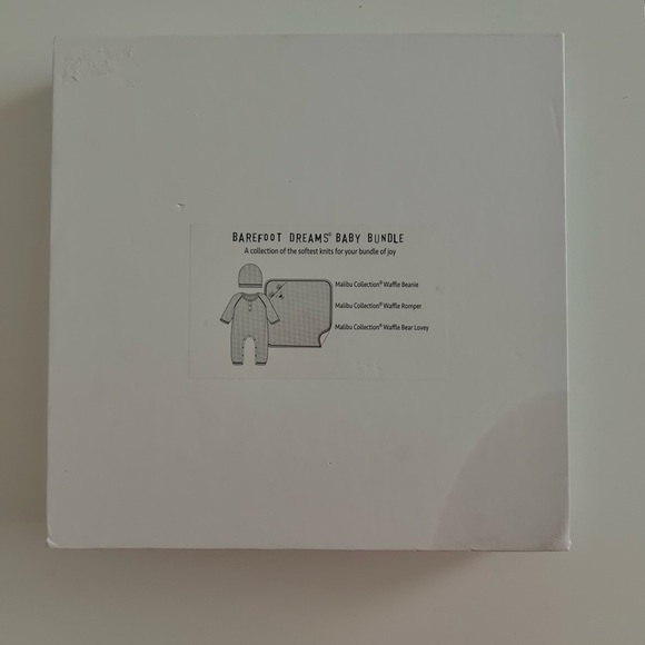 Barefoot Dreams Malibu Collection Waffle Knit Baby Bundle - Ocean - Picture 4 of 6